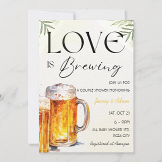 Liebe Braut Bridal Couple Polterabend Einladung