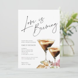 Liebe braut elegante Brautdusche Einladung