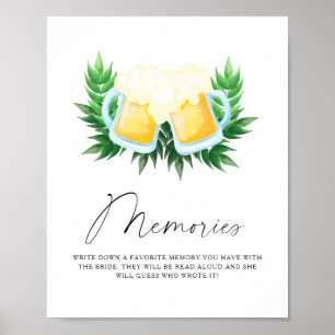 Liebe braut Erinnerungen mit der Braut Poster