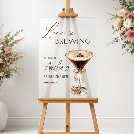 Liebe Braut Espresso Martini Brautparty Acrylschild