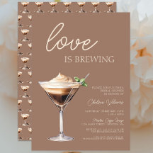 Liebe Braut Espresso Martini Brautparty