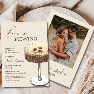 Liebe Braut Espresso Martini Brautparty Einladung