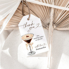 Liebe braut Espresso Martini Brautparty Geschenkanhänger