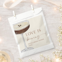 Liebe Braut Expresso Martini Brautparty