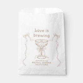 Liebe braut handgezeichnetes Brautparty Geschenktütchen