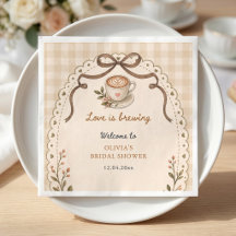 Liebe braut Kaffee Vintage Floral Custom