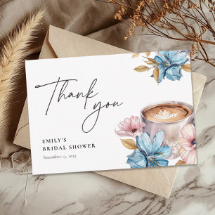 Liebe braut sich Kaffee Junggesellinnenabschied Dankeskarte