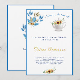 Liebe Braut Tee Einladung Brautparty