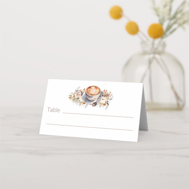 Liebe Brautisch Platzkarte (Vorderseite)