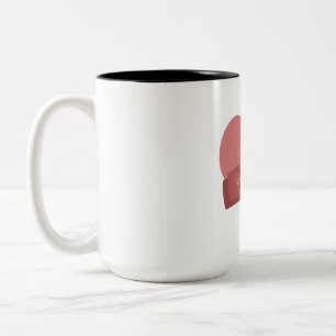 ‚Liebe Brew‘ Zweifarbige Tasse