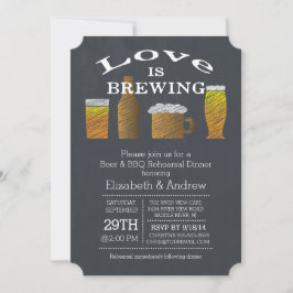 Liebe Brewing Barbecue Probe Dinner Einladung