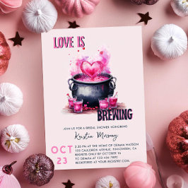 Liebe bricht Cauldron Tränke Brautparty Einladung