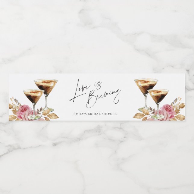 Liebe bricht elegantes Brautparty (Einzelnes Label)