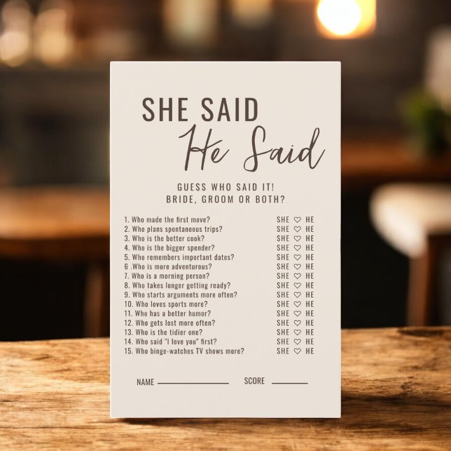 Liebe bricht, sagte sie sagte, Bridal Game (Von Creator hochgeladen)