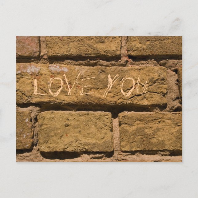 liebe bricks postkarte (Vorderseite)