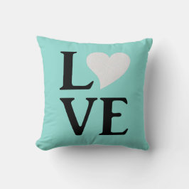 Liebe Bride & Co Aquamarin Blue Wedding Wohngestal Kissen