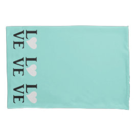 Liebe Bride & Co Aquamarin Blue Wedding Wohngestal Kissenbezug
