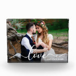 Liebe Bride Groom Wedding Foto Block<br><div class="desc">Liebe Hochzeitshöhe und Foto-Block</div>