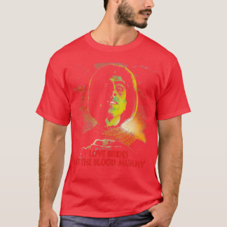 Liebe Brides des Blood Mummy Retro 70er Cult Horr T-Shirt
