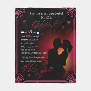 Liebe Brief an meine Krankenfrau von Boyfriend Fleecedecke