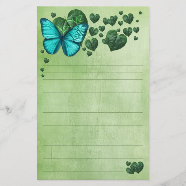 Liebe Briefpapier (Vorderseite)