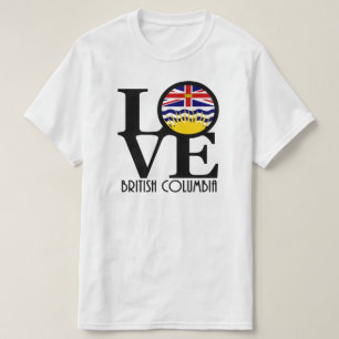 LIEBE British Columbia (Frontabdruck) T-Shirt