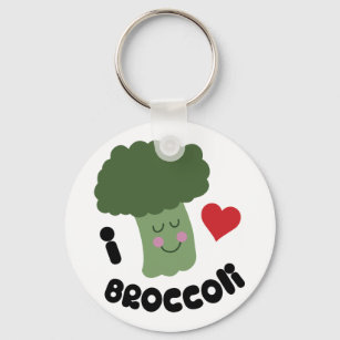 Liebe Broccoli Schlüsselanhänger