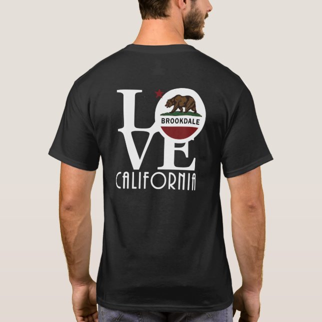 LIEBE Brookdale Kalifornien T-Shirt (Rückseite)