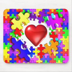 Liebe-Brüche durch Autismus Mousepad