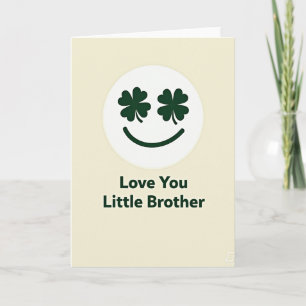 Liebe Bruder Clover Eyes Karte