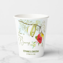 Liebe brütet Hummingbird Tee Party Pappbecher