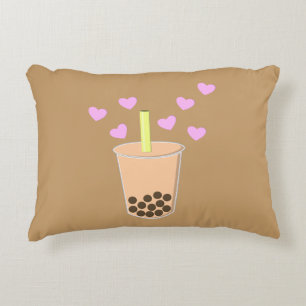 Liebe Bubble Tee Zierkissen