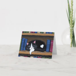 Liebe buchen | Chat-Einschlafen auf der Bookcase-M Karte
