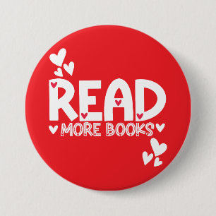 Liebe Bücher lesen Button
