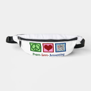 Liebe Buchführung Niedlicher Buchhalter Bauchtasche