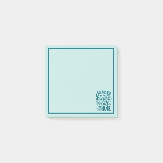 Liebe Buchlesen Post-it Klebezettel (Vorderseite)