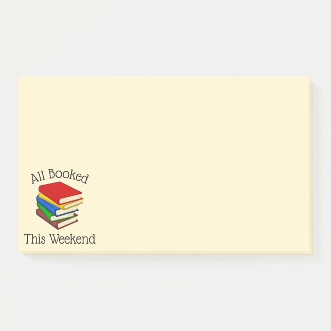 Liebe Buchlesen Post-it Klebezettel (Vorderseite)