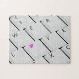 Liebe Buchstaben Computertastatur