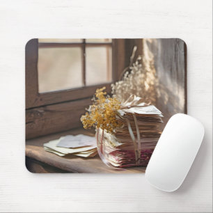 Liebe-Buchstaben nach Fenstern Mousepad