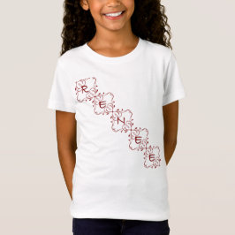 Liebe Buchstaben Personalisierter Name T-Shirt