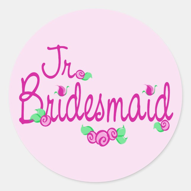 Liebe Buds/Hochzeiten Runder Aufkleber (Vorderseite)