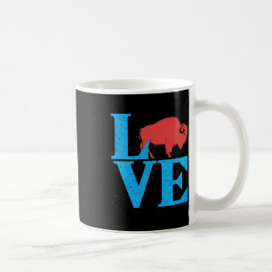 Liebe Buffalo Wild Amerikanischer Bison Liebhaber  Kaffeetasse