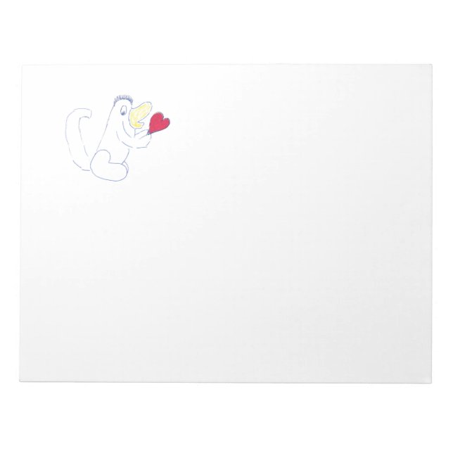 Liebe Bug 40 Page Notepad Notizblock (Vorderseite)