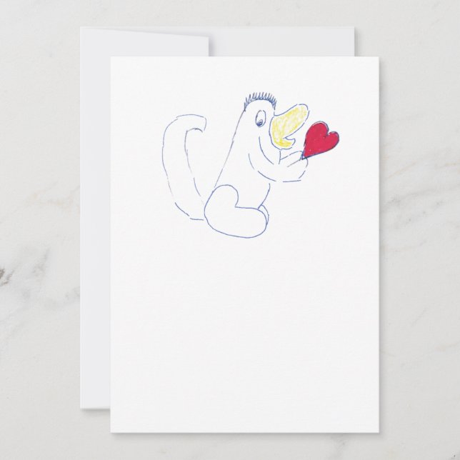 Liebe Bug Einladungskarte (Vorderseite)