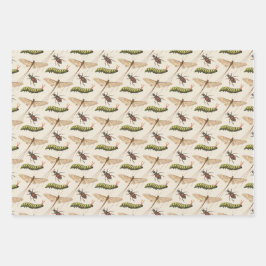 Liebe Bug Insect Babydusche Geschenkpapier Set