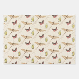 Liebe Bug Insect Individuelle Name 1. Geburtstagsg Geschenkpapier Set