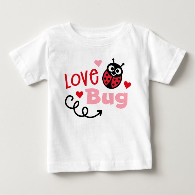Liebe Bug Ladybug Baby T-shirt (Vorderseite)