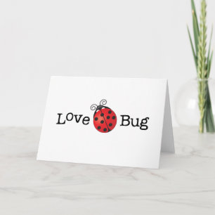 Liebe Bug - Ladybug Karte