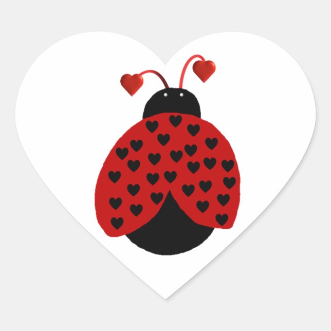 Liebe Bug Sticker (Vorderseite)