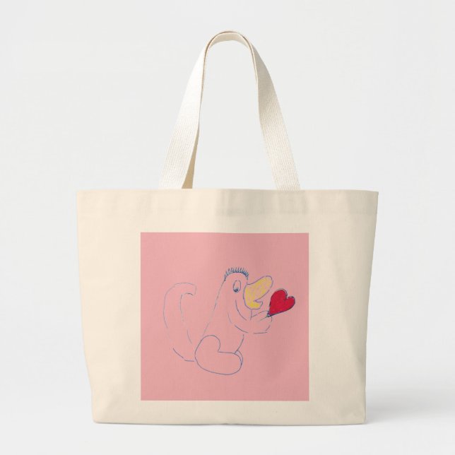 Liebe Bug Tote Bag Jumbo Stoffbeutel (Vorne)
